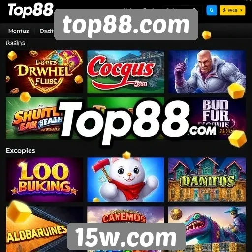 Jogos mais populares disponíveis no top88.com